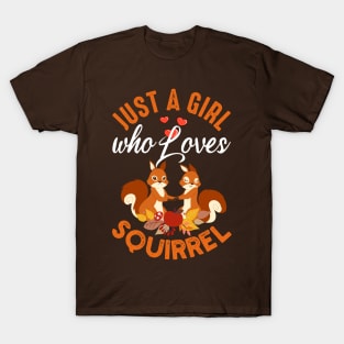 Autumn, Fall Squirrel T-Shirt